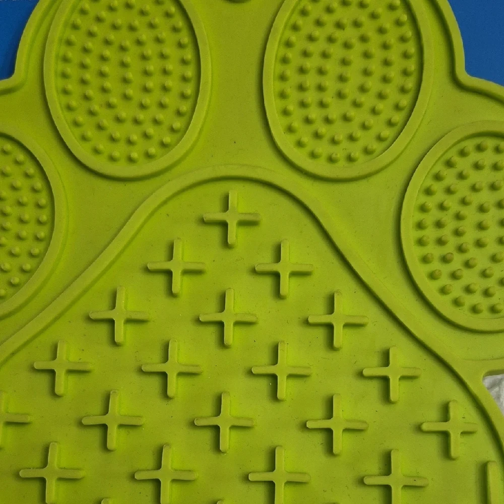 Bark Supply Co. Lime Green Pet Lick Mat With Suction Cups